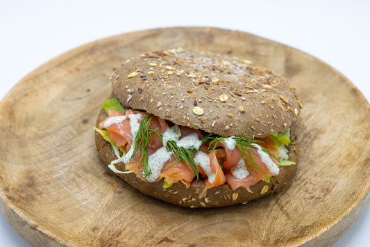 Gerookte zalm dille